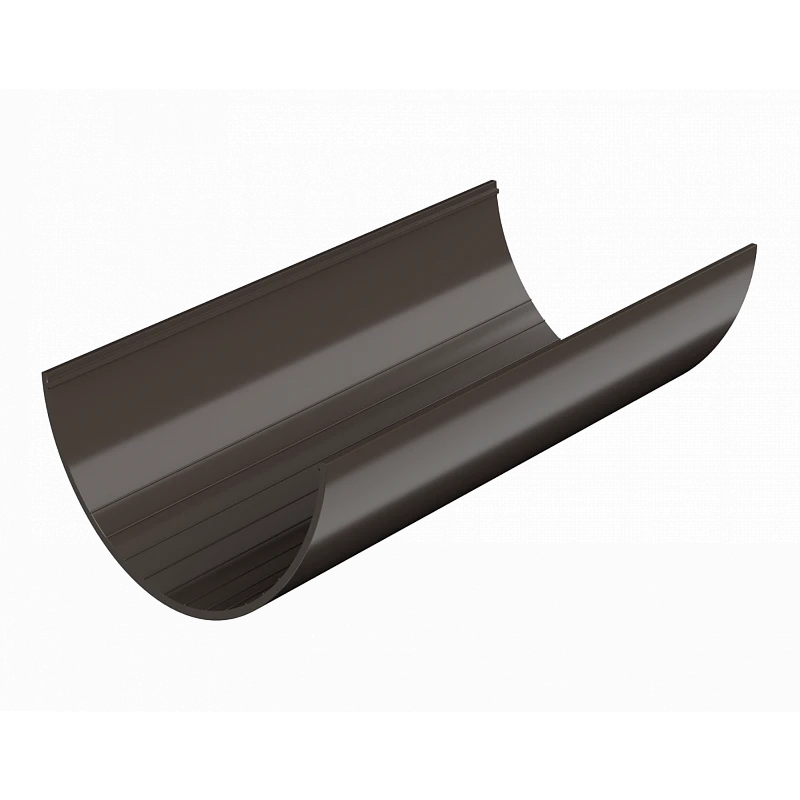 Желоб D125 мм (3м) ТН ПВХ, темно-коричневый купить в Хабаровске